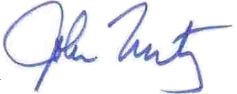 John Marty signature